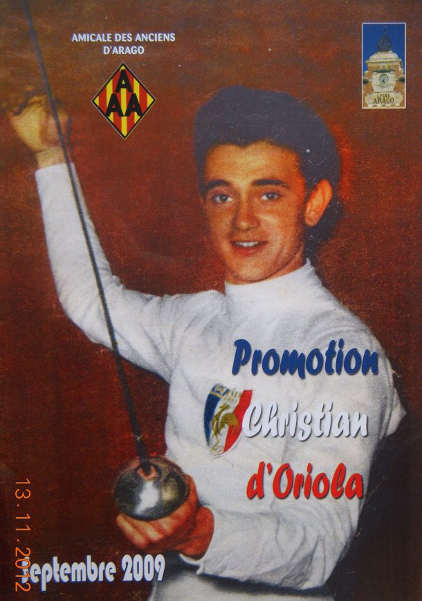 Promotion Christian d'Oriola 2009-2012