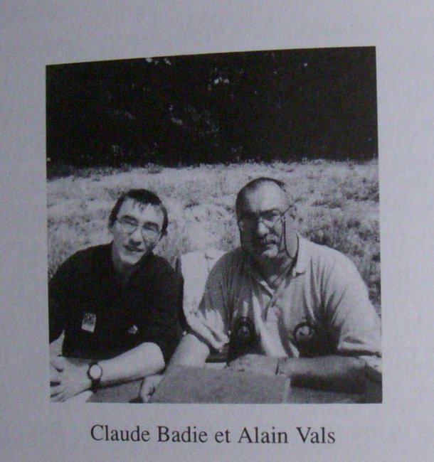 Claude Badie et son entraneur