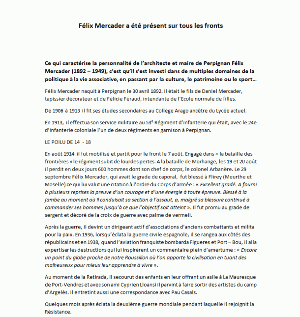 Flix MERCADER - Parrain de promotion 2023-2026