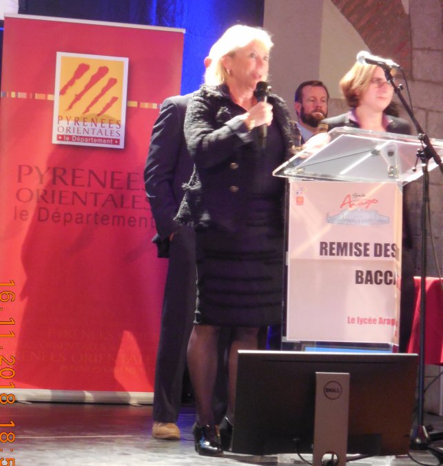 Remise Diplômes 2018 Chantal Gombert représentant le Maire de Perpignan : 1542469480.dscn9404.jpg