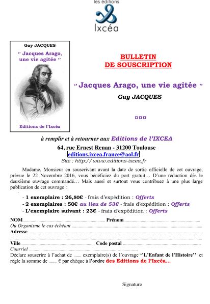 la Saga des Arago par Guy Jacques.