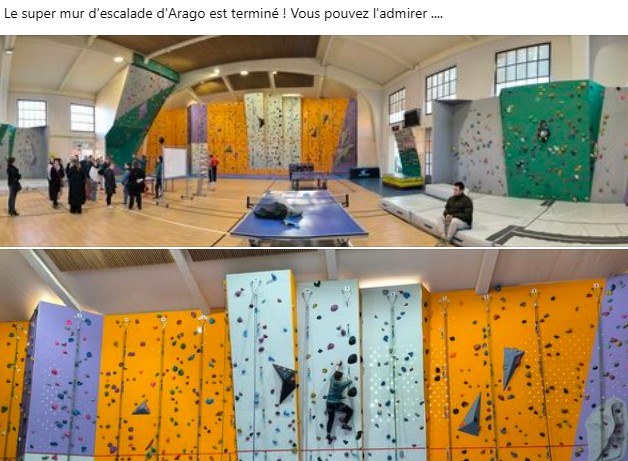 Arago, champion d'Acadmie 2024 d'escalade va aux "France" !