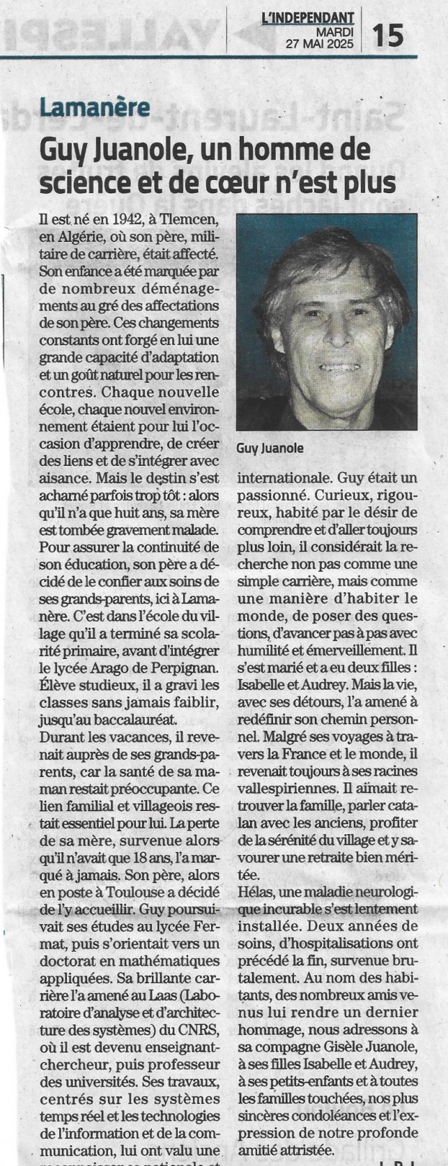 Guy JUANOLE