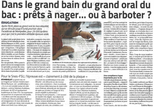 Le Grand Oral : pour ou contre ?