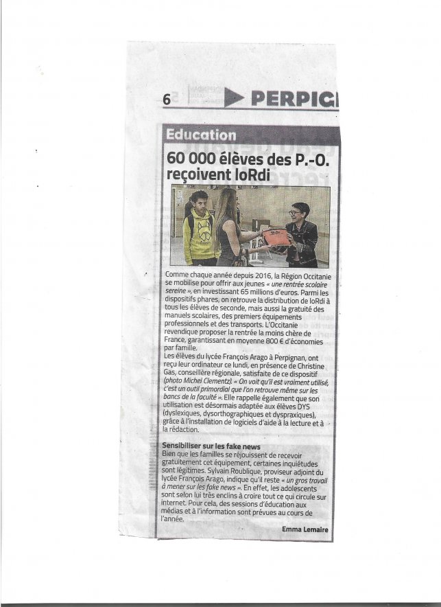 la rgion a distribu loRdi  Arago