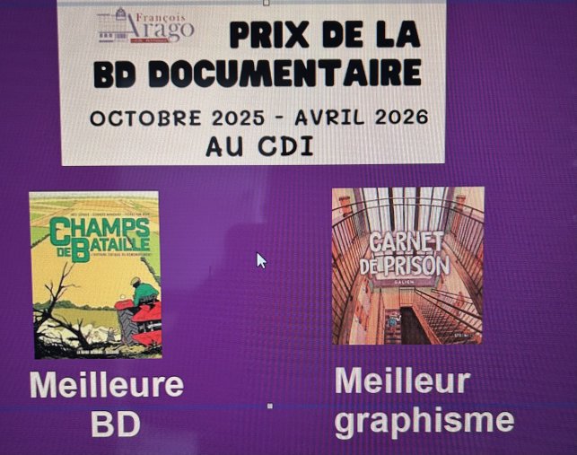 Le CDI d'Arago en vedette ...