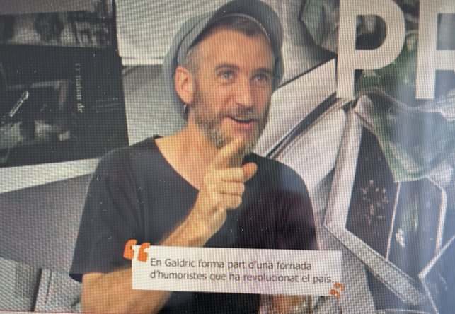 R�ception en classe de catalan de Galdric PLANA.