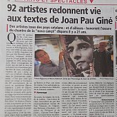 Joan-Pau GINE, parrain de la promo 2004-2007 des secondes d'Arago à la UNE de l'Indép.