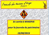 Un diaporama sur Minerve,oeuvre de Jacques VEYRIE, ancien proviseur.