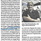 Jean-Paul ESCOUBEYROU, Champion de France avec le Lycée Arago nous a quittés !