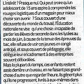 L'Edito de l'Indépendant du 23 Juin nous interpelle !