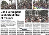 La marche des Fiertés, samedi à Perpignan.