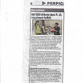 la région a distribué loRdi à Arago