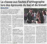L'orthographe, un sujet br&ucirc;lant &agrave; l'heure de " l'Intelligence Artificielle"
