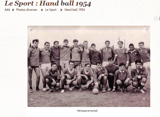 hand-Ball 1954