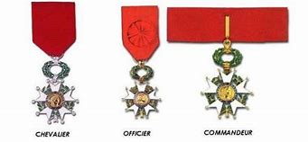 L'ordre de la Légion d'Honneur,