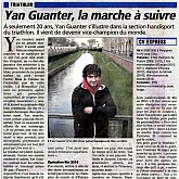 2012 - Yan Guanter vice-champion du Monde