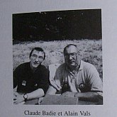 Claude Badie et son entraîneur