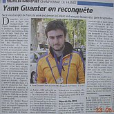2013 - Yann Guanter, 1ère année de BTS à Arago, vice-champion de France handisport de triathlon