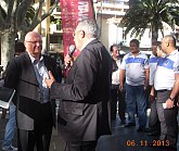 2013 - Le Maire et l'ancien Proviseur d'Arago pendant les discours