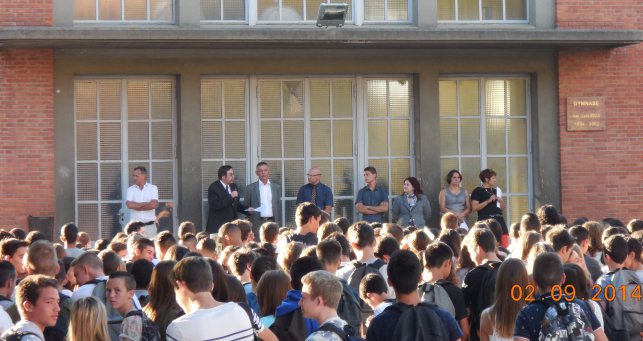 2014- La rentrée de la promo Louis PRAT Ils étaient 560 à se presser devant le gymnase SOULA... : 1409670987.dscn4908.jpg