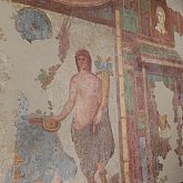 Fresque ornant une villa romaine des environs..;
