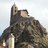 St Michel sur son rocher vu d'en bas...