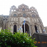 La façade de la Cathédrale depuis le pied de l'escalier (encore un !) monumental...