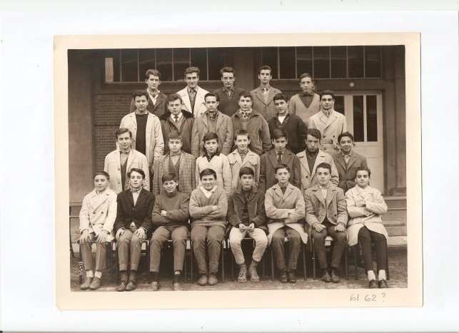 Photos de Classe – 1961-62